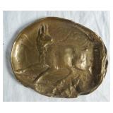 Deco Berndorf Bronze Ashtray with Antelope ca 1920