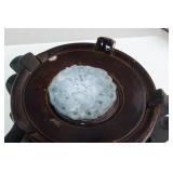 Chinese Openwork Jade Dragon and Phoenix Plaque