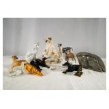 Collection of 13 Deco Greyhounds