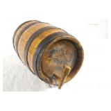 Antique Costa Rican Wood & Brass Rum Cask
