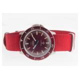Rare Red Omega Genï¿½ve Admiral Automatic Watch