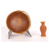 2 FOLK ART STYLE UTILITARIAN OBJECTS
