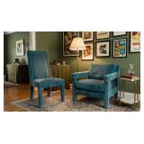 MILO BAUGHMAN STYLE PAIR HOLLYWOOD REGENCY CHAIRS