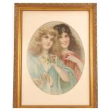 1900 FAIRY SOAP PREMIUM LITHO 'TWO SISTERS' FERRIS