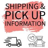 SHIPPING & PICK-UP INFO: PLEASE READ!