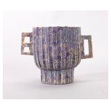 MID-CENTURY MODERN BRUTALIST STUDIO POTTERY VASE