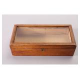 ANTIQUE MINIATURE COUNTERTOP DISPLAY SHOWCASE