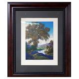 MAXFIELD PARRISH 'PEACEFUL VALLEY' LITHOGRAPH