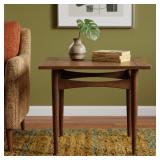 BASSETT MID-CENTURY ARTISAN LINE WALNUT SIDE TABLE