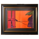 VALERIO ADAMI 'JATA' 1973 COLOR LITHOGRAPH