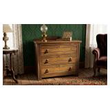 VICTORIAN EASTLAKE OAK COTTAGE CHEST OF DRAWERS