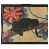 BILLY SEAY 'BLACK PANTHER' MID-CENTURY SERIGRAPH