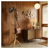 MID-CENTURY MODERN MAPLE DOUBLE HELIX COAT TREE