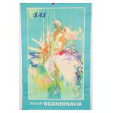 OTTO NIELSEN DANISH MODERN AVIATION TRVEL POSTER