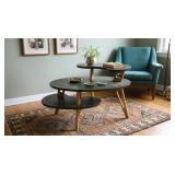 MIC-CENTURY MODERN ATOMIC TIERED COFFEE TABLE