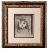 HENRI MATISSE 'NONO LEBASQUE' 1954 LITHO SAURET