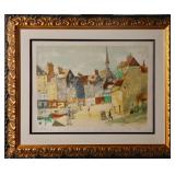 VICTOR VIKO 'AU PIED DE L'ESCALIER' SIGNED LITHO