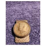 40% Silver Kennedy Half Dollar Money Clip