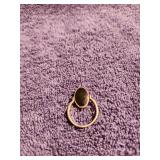 Swivel Stone Ring 925 Black Stone
