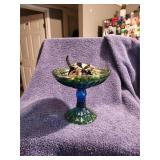 Green Dish & Watches 9 Marked On The Bottom