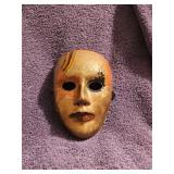 Solid Brass New Orleans Mardi Gras Mask