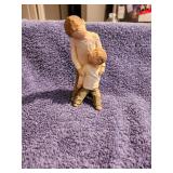 Man & Small Boy Willow Tree