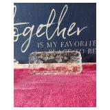 Vintage Mikasa Frosted Fruit Dish West Germany