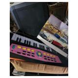 Box Full Of Yard Sale Items