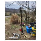 Vintage Metal Hall Tree Coat Rack