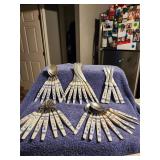 Antique 35 Piece Silverware Set Made In Japan