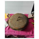 Large Chicken Fryer With Lid Needs Cleaned Rusty