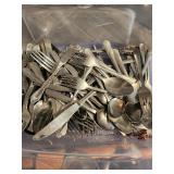 97 Pieces Of Silverware Knives,Spoons,Forks & More