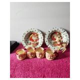 Vintage 8 Piece Christmas Set