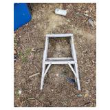 3 Foot Aluminum Ladder Slightly Bent Leg