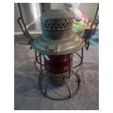 ( No Shipping )Red Globe Train Kero Lantern