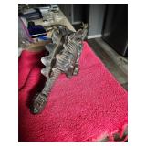 Dinosaur Cast Iron Door Stop Broken Leg