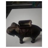 Cast Iron Elephant Bank Heavy