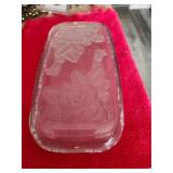 Home Beautiful Frosted Dish