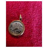 1776 2 GR Fine Silver .999 Silbver Issue Pendant