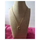10 K Gold Ring On A Necklace Weighs 1.69 Gram