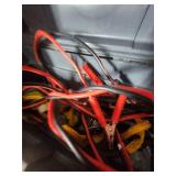 Tool Box Full Of Tools New Jumper Cables Tow Rope