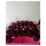 18 Vintage Anchor Hocking Royal Ruby Red