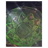 Vintage Hazel Atlas Green Depression Bowl