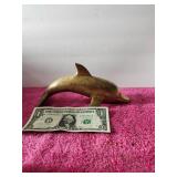 Solid Brass Big Dolphin Needs Cleaned