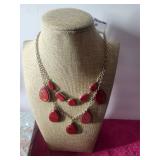 2 Costume Necklaces & 1 Bracelet