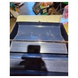 Painted Horse Metal Tool Box Empty