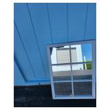 Primitive 6 Pane Mirror (No Shipping)
