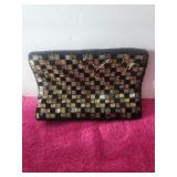 Vintage Clovis Ruffin Clutch Purse Good Condition.