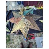 3 Stars Metal 1 Huge & Very Heavy..No Shipping