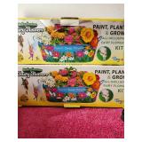2 Marigold Grow Kits With Paint & Figures